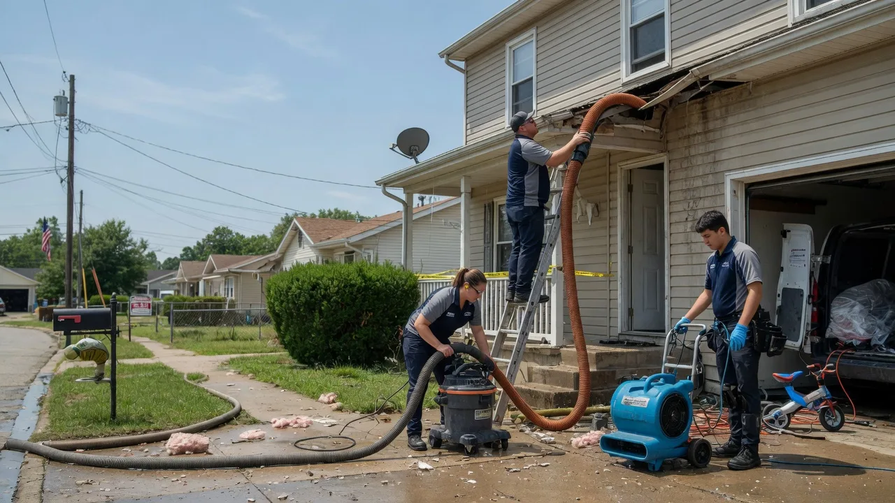 Water Damage Restoration in Manilla, IN near me